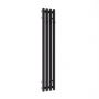 Oltens Stang grzejnik łazienkowy dekoracyjny 120x20,5 cm czarny mat 55032300 zdj.1