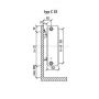 Purmo Compact grzejnik pokojowy 40x80 cm biały C33 400x800 zdj.2