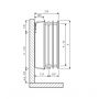 Purmo Plan Ventil Hygiene grzejnik płytowy 30x200 cm podłączenie dolne biały FHV30 300x2000 zdj.4