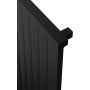 Radox Nova grzejnik pokojowy 180x63 cm podłączenie dolne czarny strukturalny RX-NVV.002T.1800.630 zdj.3