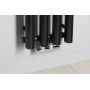 Sapho Pilon grzejnik łazienkowy dekoracyjny 180x27 cm czarny IZ122T zdj.8