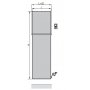 Zehnder Fina Bar grzejnik elektryczny 50x150 cm titane metallic FIPE-150-050/P zdj.2