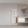 Zehnder Forma Asym grzejnik elektryczny z grzałką 128,9x49,6 cm biały LFASL120050ECZD zdj.2