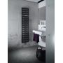 Zehnder Metropolitan Bar grzejnik łazienkowy dekoracyjny 122,5x40 cm czarny MEP-120-040/0557 zdj.4
