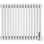 Zehnder Charleston Electric grzejnik elektryczny z grzałką 60x73,2 cm biały NZ3-060-073/GF zdj.1