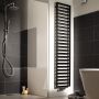 Zehnder Quaro grzejnik łazienkowy drabinkowy 140,3x30 cm antracyt QA-140-030/0346 zdj.2