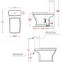 Art Ceram Civitas zbiornik WC do kompaktu biały CIC00901;00 zdj.2