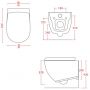 Art Ceram File 2.0 miska WC wisząca Rimless biały mat FLV00405;30 zdj.2