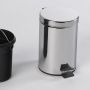 Aqualine Simple Line kosz na śmieci 3 l stal nierdzewna polerowana 27103 zdj.4
