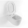 Axel Doto Pure Rim 54 miska WC wisząca bez rantu z deską wolnoopadającą biała CEAX.1404.545.WH zdj.1