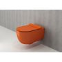 Bocchi V-Tondo miska WC wisząca bez kołnierza Clean Plus+ pomarańczowy połysk 1416-012-0129 zdj.1