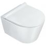 Catalano Zero zestaw miska WC wisząca Newflush z deską sedesową wolnoopadającą oraz zestawem montażowym biały (1VSZ46R00, 5KFST00, 5V45STP00) zdj.2