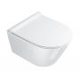 Zestaw Catalano New Zero miska WC wisząca Newflush z deską wolnoopadającą i zestawem montażowym biały (1VSZ50R00, 5SCSTP000, 5KFST00) zdj.2