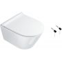 Zestaw Catalano Zero miska WC wisząca z deską wolnoopadającą białą i zestawem montażowym (1VSV50N00, 5SCSTP000, 5KFST00) zdj.1