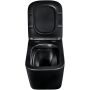 Comad Wall Hung Toilet miska WC z deską wolnoopadającą wisząca bez kołnierza czarny mat WALL HUNG TOILET BLACK ( E-1060A ) zdj.5