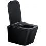 Comad Wall Hung Toilet miska WC z deską wolnoopadającą wisząca bez kołnierza czarny mat WALL HUNG TOILET BLACK ( E-1060A ) zdj.6