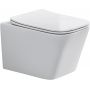 Comad Wall Hung Toilet miska WC z deską wolnoopadającą wisząca bez kołnierza biały połysk WALL HUNG TOILET WHITE ( E-1060A ) zdj.1