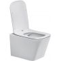 Comad Wall Hung Toilet miska WC z deską wolnoopadającą wisząca bez kołnierza biały połysk WALL HUNG TOILET WHITE ( E-1060A ) zdj.6