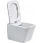 Comad Wall Hung Toilet miska WC z deską wolnoopadającą wisząca bez kołnierza biały połysk WALL HUNG TOILET WHITE ( E-1060A ) zdj.7