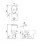 Cersanit MITO Kaskada kompakt WC stojący z deską sedesową biały K100-206 zdj.2
