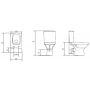 Cersanit Easy New zestaw WC kompakt CleanOn z deską wolnoopadającą biały K102-028 zdj.4