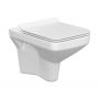 Zestaw Cersanit Como CleanOn Set 881 miska WC CleanOn z deską wolnoopadającą i stelaż podtynkowy Aqua z przyciskiem Link chrom S701-204 zdj.14