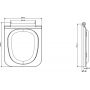 Zestaw Cersanit Como CleanOn Set 881 miska WC CleanOn z deską wolnoopadającą i stelaż podtynkowy Aqua z przyciskiem Link chrom S701-204 zdj.19