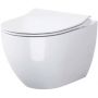 Zestaw Cersanit Zen miska WC Clean On z deską wolnoopadającą Slim EcoBox biały S701-428-ECO zdj.1