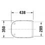 Duravit D-Code deska sedesowa wolnoopadająca biała 0067390000 zdj.2