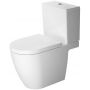 Duravit ME by Starck miska WC kompakt stojąca WonderGliss biała 21720900001 zdj.1