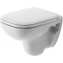 Zestaw Duravit D-Code miska WC wisząca z deską wolnoopadającą białą (22110900002, 0067390000) zdj.2