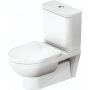 Duravit No.1 miska WC kompakt wisząca bez kołnierza Rimless biała 25120900002 zdj.5