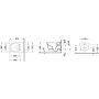 Zestaw Duravit ME by Starck miska WC wisząca z deską wolnoopadającą i stelaż podtynkowy Geberit Duofix z przyciskiem spłukującym Sigma01 czarny połysk (2529092000, 0020090000, 111320005 115770DW5, 111815001, 156050001) zdj.3
