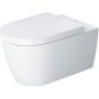 Duravit ME by Starck miska WC wisząca Rimless biały/biały jedwabny mat 2529092600 zdj.1