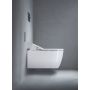 Zestaw Duravit ME by Starck miska WC z deską myjącą SensoWash Slim białą (2529590000, 611000002004300) zdj.20