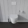 Zestaw Duravit ME by Starck miska WC Rimless wisząca z deską wolnoopadającą białą (2530090000, 0020190000) zdj.7