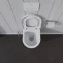 Zestaw Duravit ME by Starck miska WC Rimless wisząca z deską wolnoopadającą biała i stelaż podtynkowy DuraSystem (2530090000, 0020190000, WD1001000000) zdj.10
