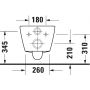 Zestaw Duravit DuraSystem stelaż podtynkowy z przyciskiem spłukującym chrom połysk i miską WC Rimless D-Neo z deską wolnoopadającą (WD102900000, WD5009021000, 45770900A1) zdj.12