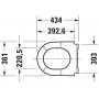Zestaw Duravit DuraSystem stelaż podtynkowy z przyciskiem spłukującym białym i miską WC Rimless D-Neo z deską wolnoopadającą (WD102900000, WD5009011000, 45770900A1) zdj.14