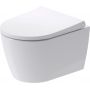 Duravit Bento Starck Box miska WC z deską wolnoopadającą wisząca bez kołnierza biały mat 45920990A1 zdj.1