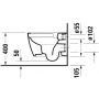 Duravit Bento Starck Box miska WC z deską wolnoopadającą wisząca bez kołnierza biały mat 45920990A1 zdj.3