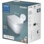 Duravit SensoWash Starck f Plus Compact miska WC Rimless wisząca z deską sedesową myjącą biała 650000012004320 zdj.3