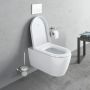 Duravit ME by Starck miska WC wisząca Rimless z deską sedesową wolnoopadającą WonderGliss biały 45290900A11 zdj.9