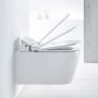 Zestaw Duravit ME by Starck miska WC z deską myjącą SensoWash Slim białą (2529590000, 611000002004300) zdj.7