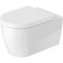 Duravit ME by Starck miska WC wisząca Rimless z deską sedesową wolnoopadającą WonderGliss biały 45290900A11 zdj.1