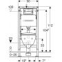 Geberit Duofix Basic zestaw miska z deską i stelaż 118.345.00.3 zdj.2