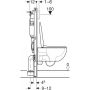 Geberit Duofix Basic zestaw miska z deską i stelaż 118.345.00.3 zdj.3
