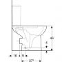 Geberit Selnova Comfort miska WC stojąca Rimfree biała 500.486.01.7 zdj.4