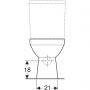Geberit Selnova Square miska WC stojąca Rimfree biała 501.563.01.7 zdj.3