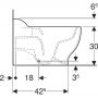 Geberit Bambini miska WC stojąca bez kołnierza biały połysk 502.966.00.1 zdj.4